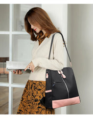 Waterproof PU Leather Women Backpack Anti-theft Ladies Travel Daypack