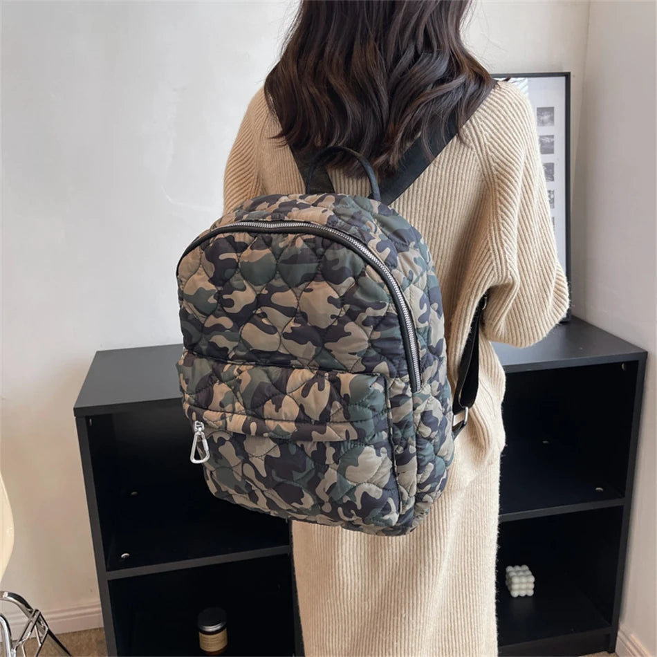 Winter Large Capacity Women's Padded Space Backpack