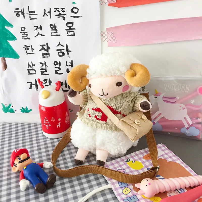 Adorkable 3D Sheep Crossbody Bag