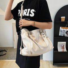 Vintage Winter Shoulder Bag Large PU Leather