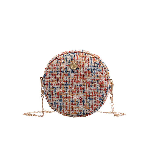 Winter Women's Bags Wool Shoulder Bag Elegent Ladies Crossbody Bag