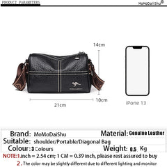 Women's Cowhide Leather Shoulder Bag