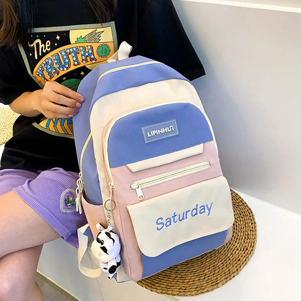 Waterproof College School Backpack for Teenage Travel