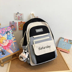 Waterproof College School Backpack for Teenage Travel