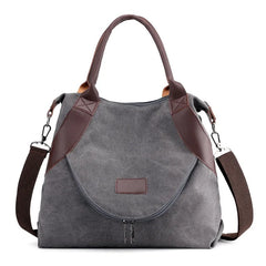 Canvas Crossbody Lady's Handbag Large Capacity Tote Shoulder Bag