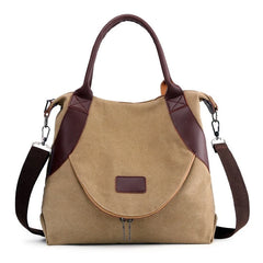 Canvas Crossbody Lady's Handbag Large Capacity Tote Shoulder Bag