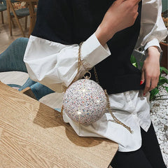 Crystal Diamonds Evening Clutch Handbag Wedding Purse Chain Shoulder Bag