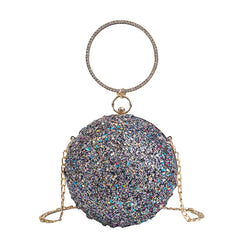 Crystal Diamonds Evening Clutch Handbag Wedding Purse Chain Shoulder Bag