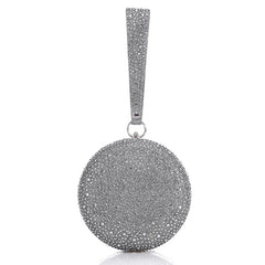 Women Bling Round Diamond Evening Bags Wedding Dinner Wallets