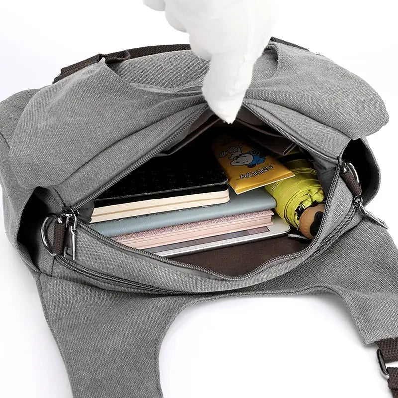 Canvas Women Shoulder Bags Ladies Casual Crossbody Purse