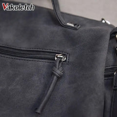 Pu Leather Women Messenger Bag Top-handle Crossbody Bag KL250