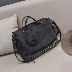 Pu Leather Women Messenger Bag Top-handle Crossbody Bag KL250