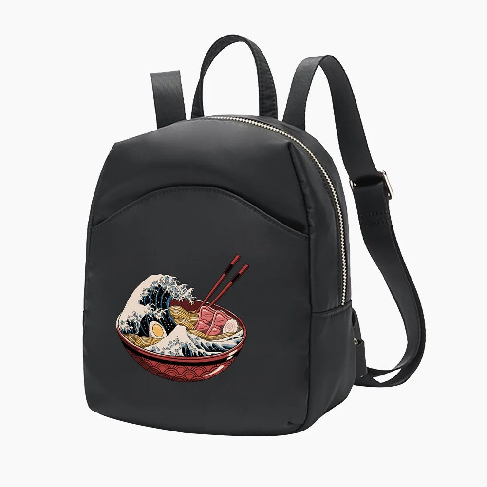 Wave Series Mini Backpack for Girls Crossbody Book Bag