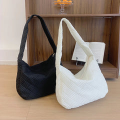 Women Quilted Bag Handbag Purses Space Pad Cotton Crossbody Bag Female