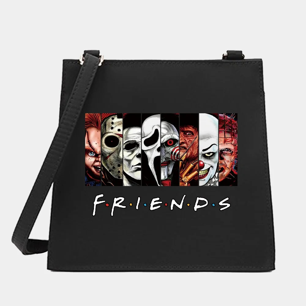 Women Square Bags Shoulder Crossbody Casual Series Pattern Commute Tote
