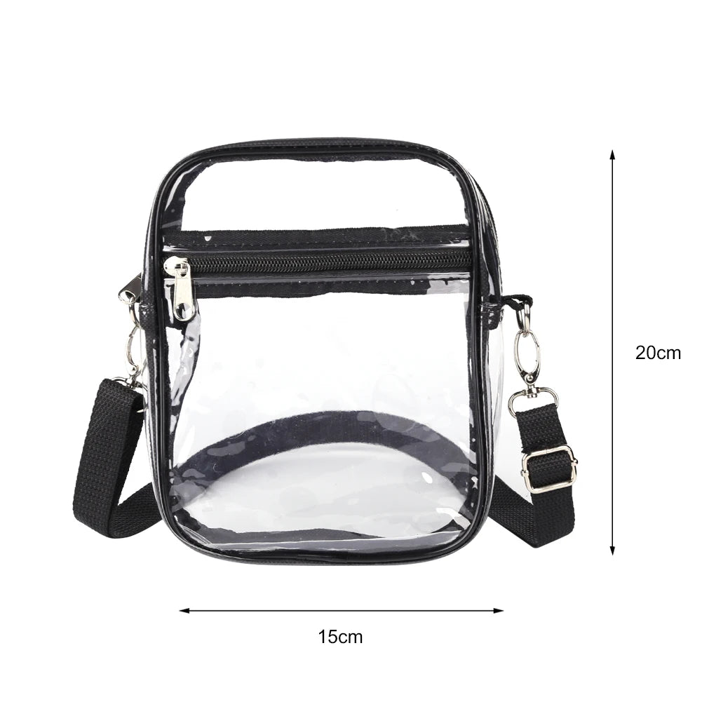 Transparent Small Crossbody Bag Jelly Messenger Bag