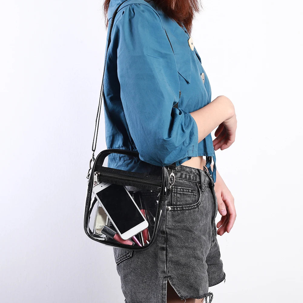 Transparent Small Crossbody Bag Jelly Messenger Bag