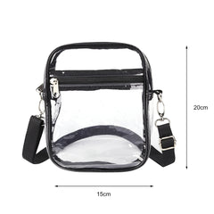 Transparent Small Crossbody Bag Jelly Messenger Bag