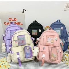 Women Travel Backpack Multi-Pocket College Waterproof School Bags
