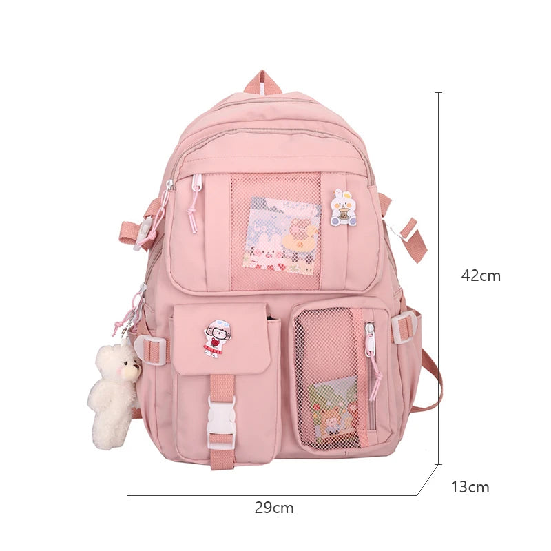 Women Travel Backpack Multi-Pocket College Waterproof School Bags