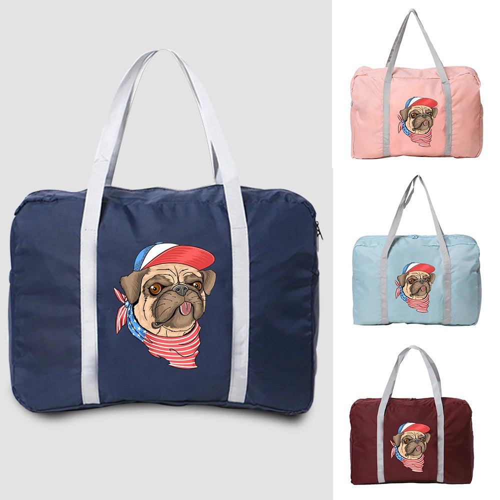 Women Travel Bag Foldable Handbags Large Capacity Waterproof Tote Bags