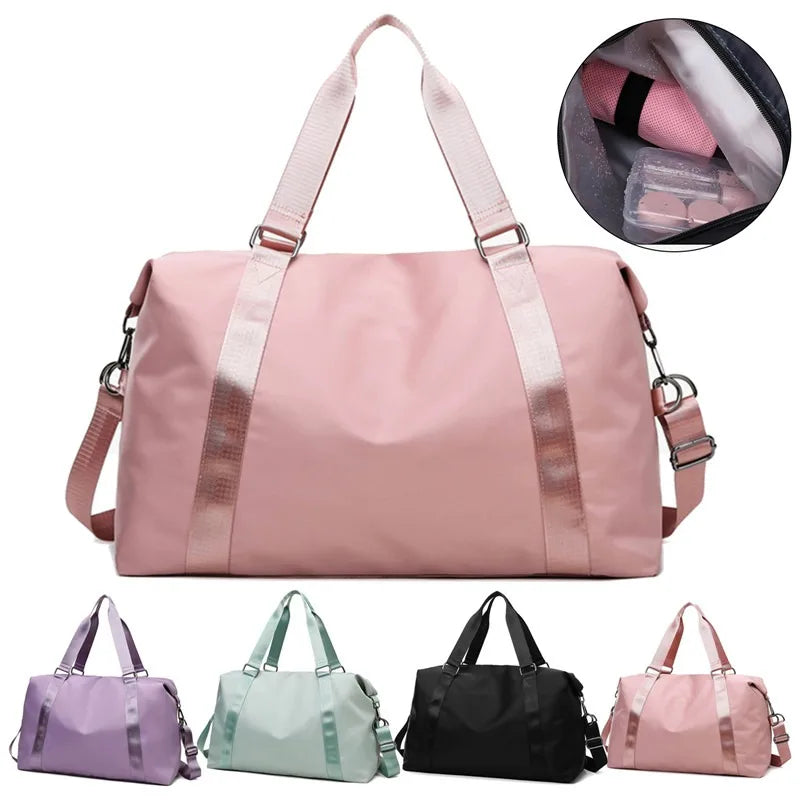 Large Capacity Women Travel Bag Tote Duffle Waterproof Handbags