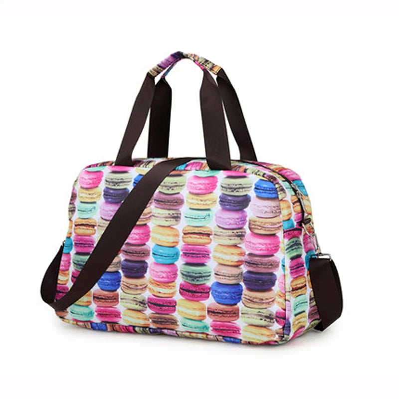 Women Travel Duffel Bags Large Capacity Gym Tote Bag Portable Folding Bag