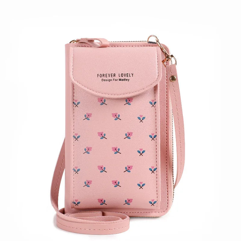 Women Wallet Small Shoulder Bag Multi-Function Letter Phone Money Wallets