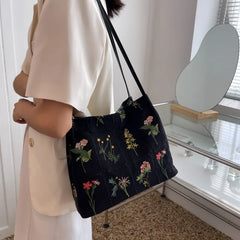 Women's Casual Printing Shoulder Bag Sweet Retro Handbags