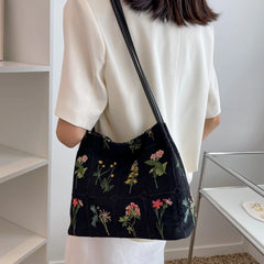 Women's Casual Printing Shoulder Bag Sweet Retro Handbags