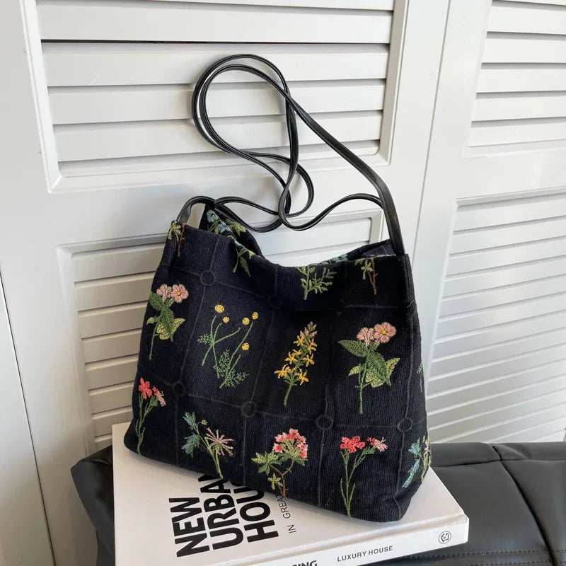 Women's Casual Printing Shoulder Bag Sweet Retro Handbags