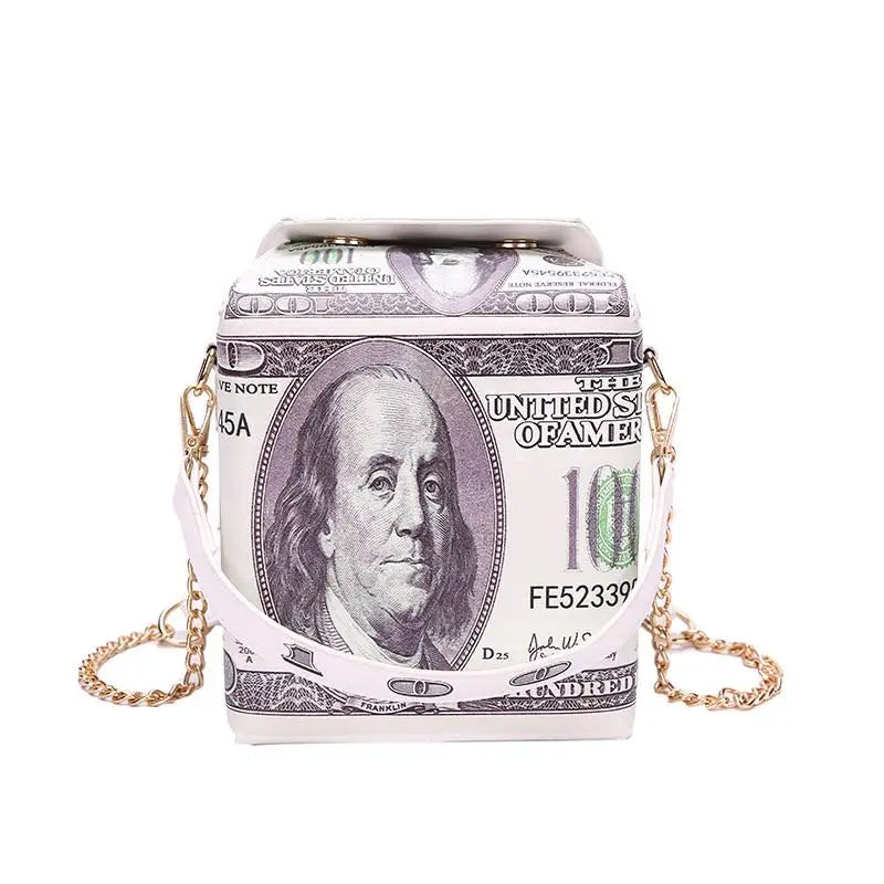 Women's Dollar Pattern Crossbody Bag Shoulder Bag Wallet Handbag