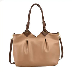 Women's Large-capacity Shoulder Bag Pleated Messenger Bag