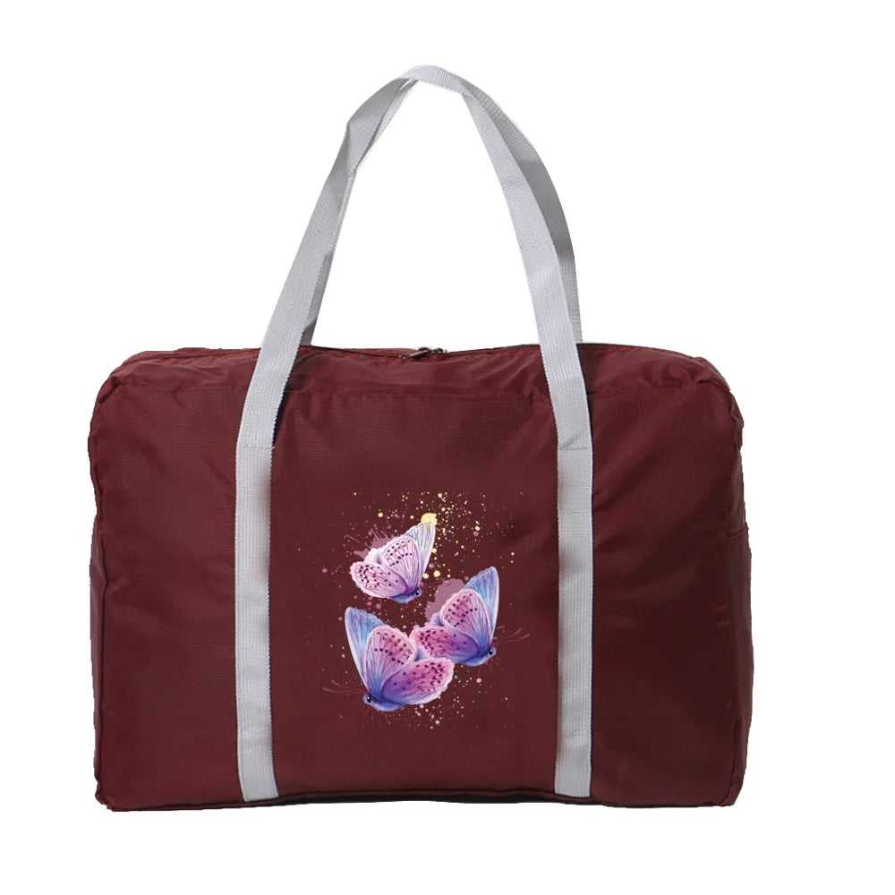 Foldable Yoga Fitness Travel Bag Waterproof Zipper Handbag