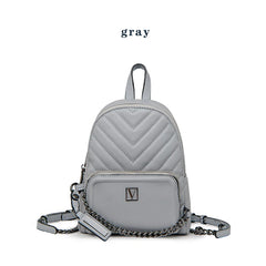 Vintage Leather Backpack for Women Shoulder Bag Travel School