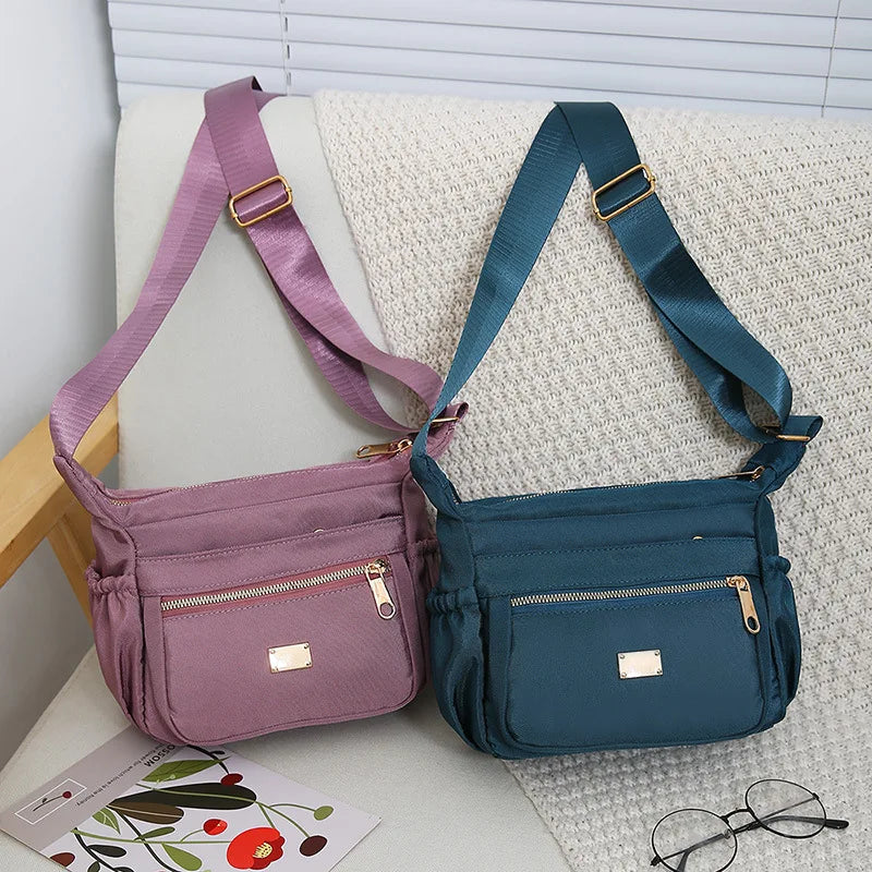 Women's Shoulder Bag Cross Body Bag Big Middle Aged Cloth Handbag