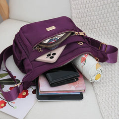 Women's Shoulder Bag Cross Body Bag Big Middle Aged Cloth Handbag
