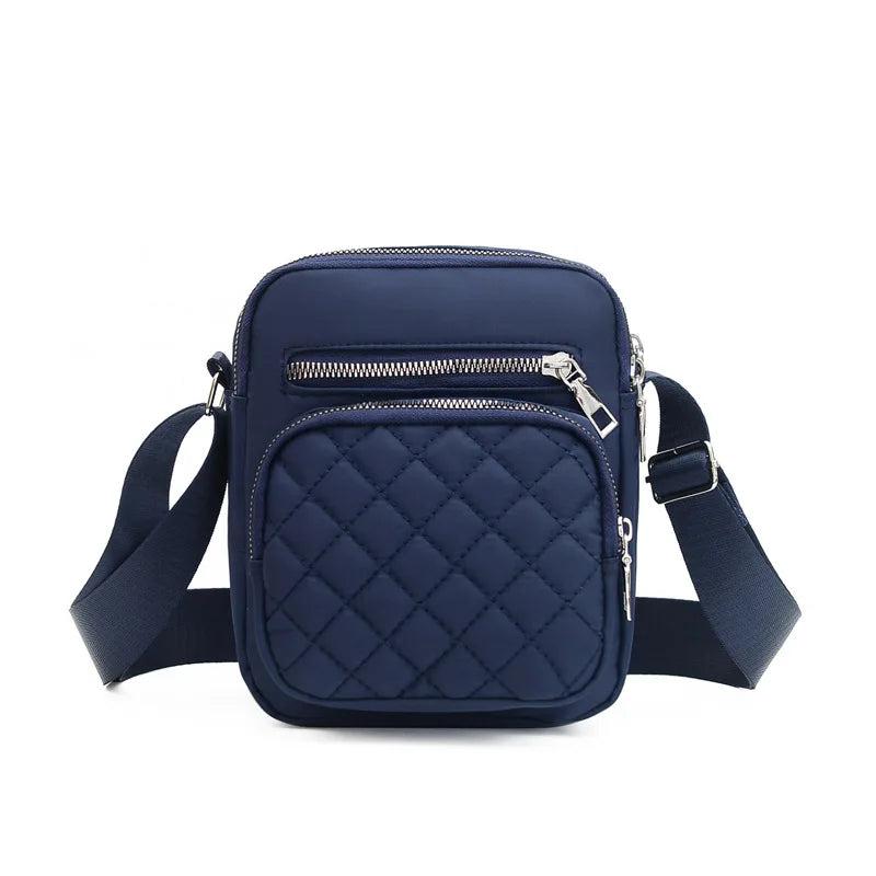 Women's Shoulder Bag Diamond Multi-layer Large-capacity Messenger Bag
