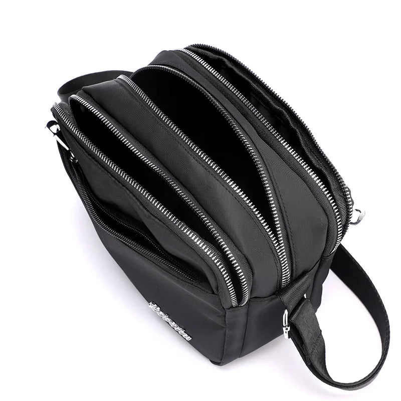 Women's Shoulder Bag Multi-layer Storage Convenient Nylon Handbag