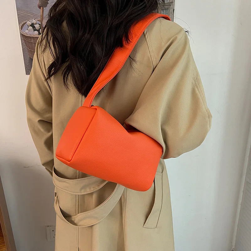 Women's Green Shoulder Bag Soft Pu Leather Messenger Handbag