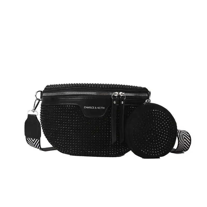 Autumn Hot Diamond Bag Women's One-Shoulder Messenger Bag