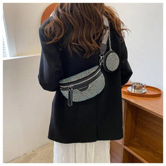 Autumn Hot Diamond Bag Women's One-Shoulder Messenger Bag