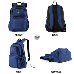 Waterproof Large Capacity Women Shoulder Bag, Soft Student School Bag
