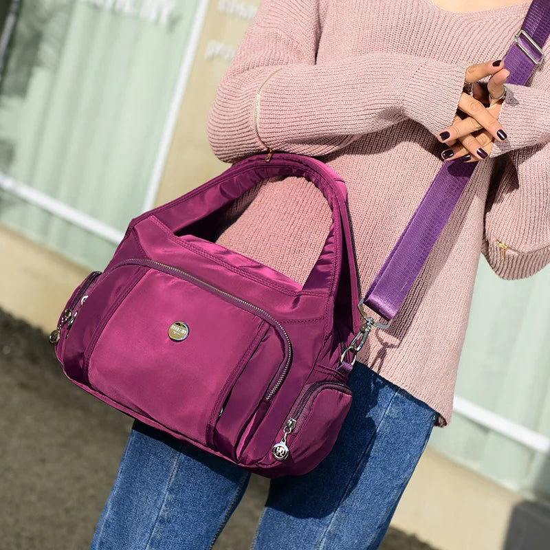 Nylon Crossbody Bag Casual Tote Handbag Messenger Bags