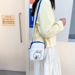 Canvas Bunny Mini Shoulder Bag