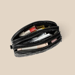 Three-Layer Wide Shoulder Belt Small Bag Women's Messenger Bag