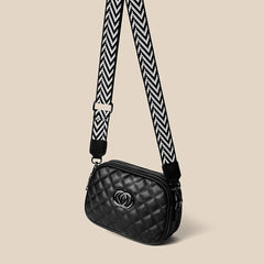 Three-Layer Wide Shoulder Belt Small Bag Women's Messenger Bag