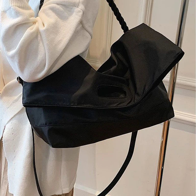 Large Capacity Oxford Cloth Messenger Tote Bag for Women