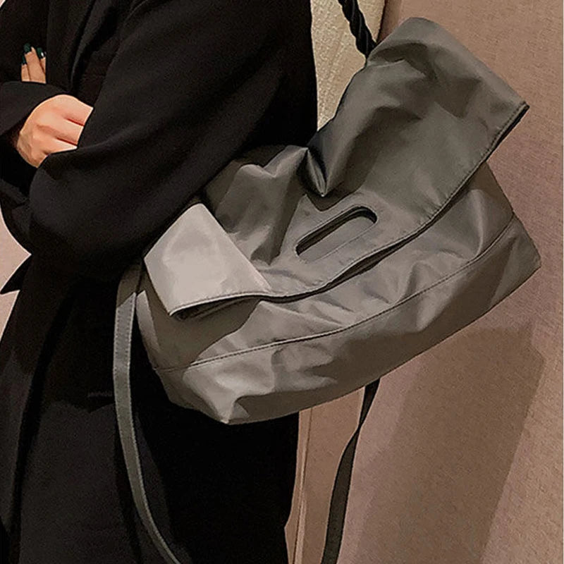 Large Capacity Oxford Cloth Messenger Tote Bag for Women
