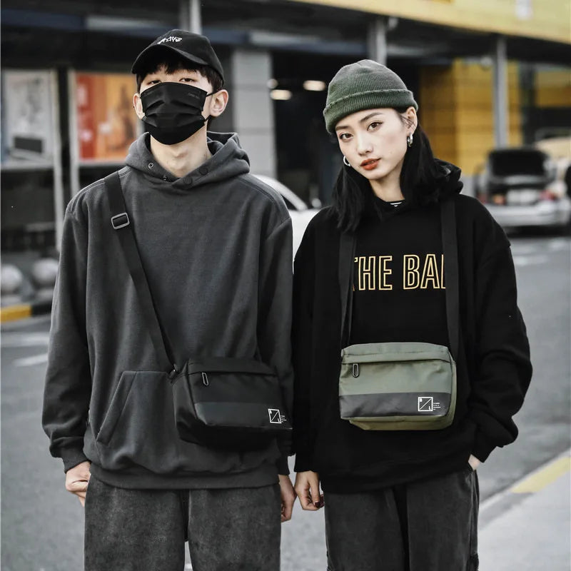 Cross Body Bag for Students Hip Hop Style